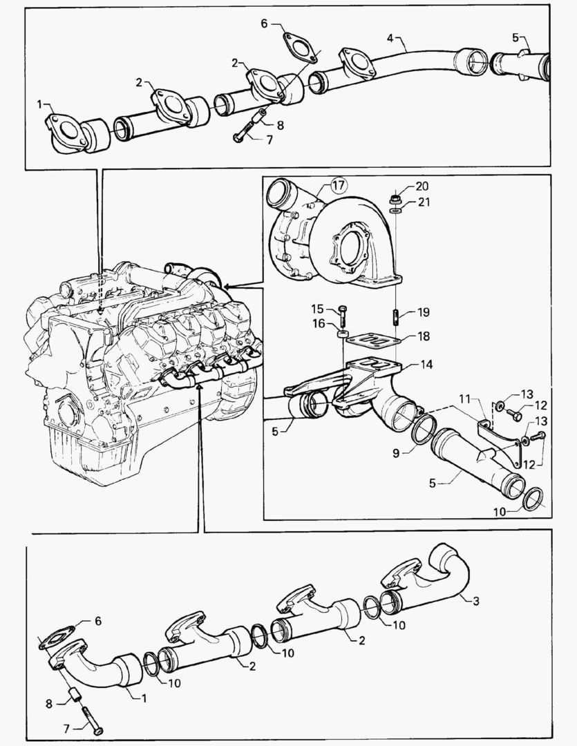 G010-39 EXHAUST MANIFOLD