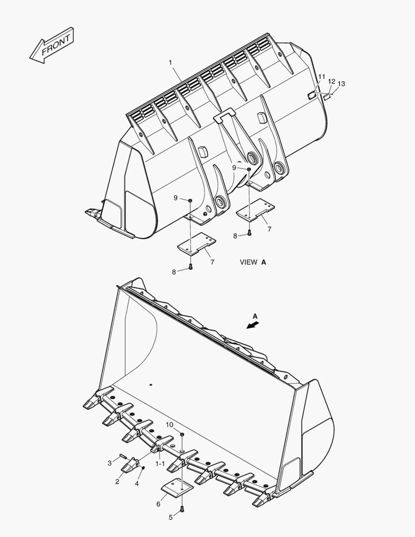 5510 BUCKET - 4.5гЋҐ (V-TYPE)