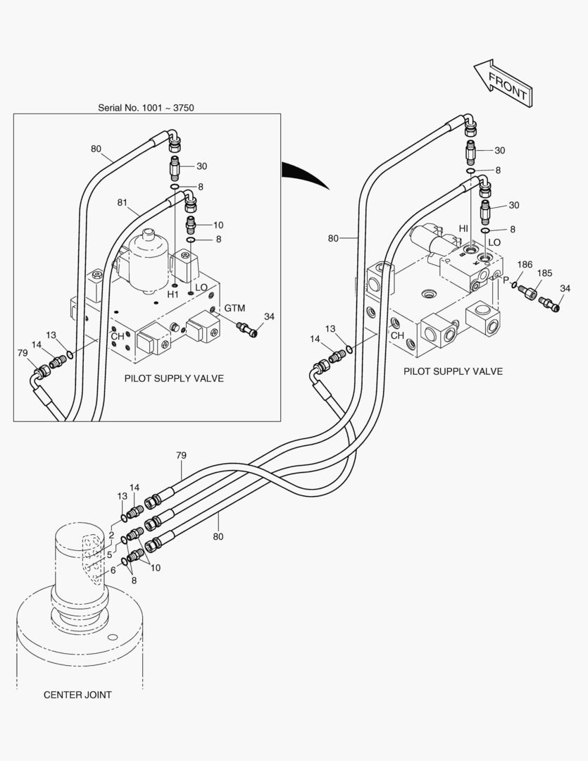 ТРУБОПРОВОД СЕРВОУПРАВЛЕНИЯ(10)