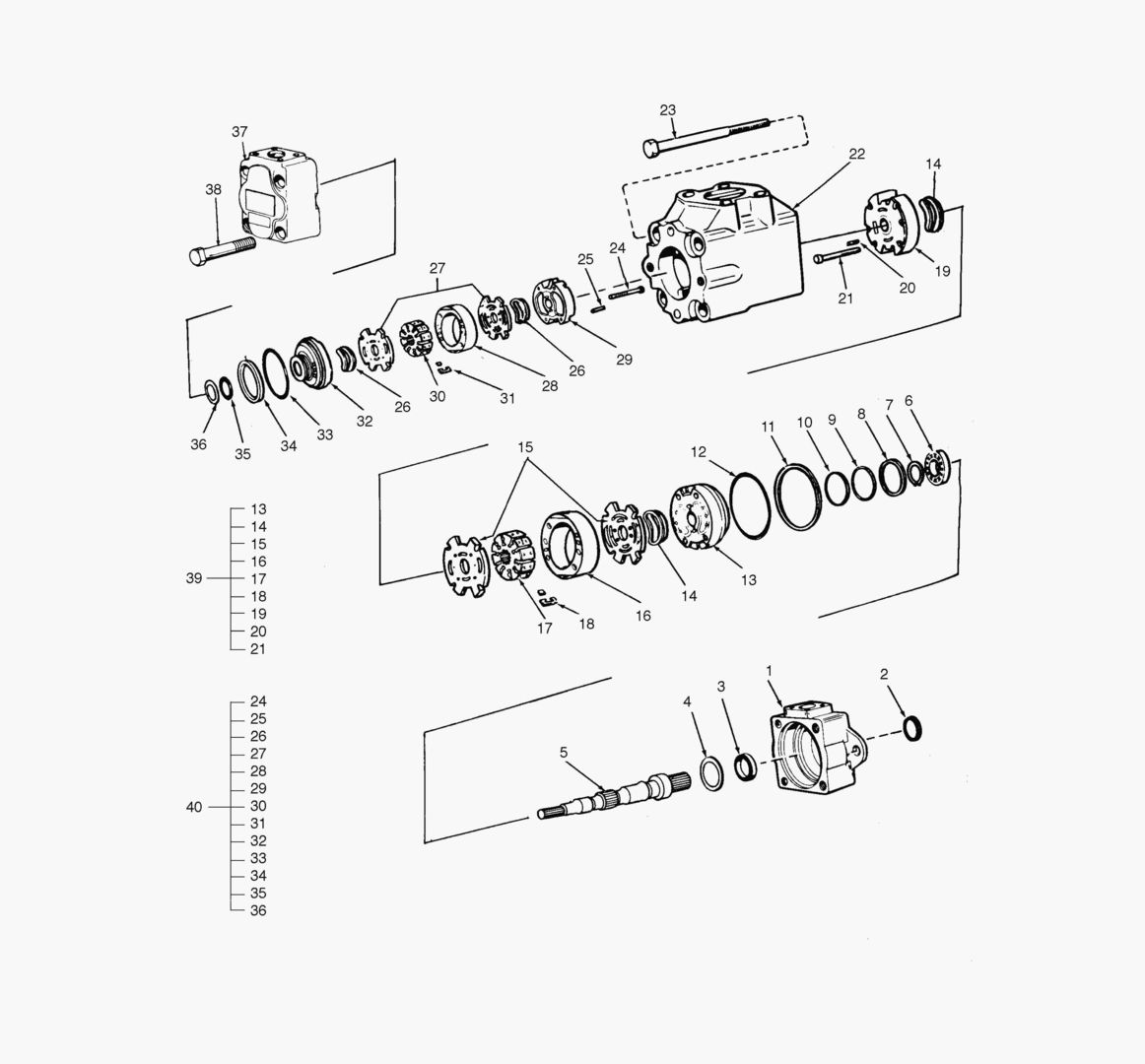 3280 STEERING PUMP [1001~1198]