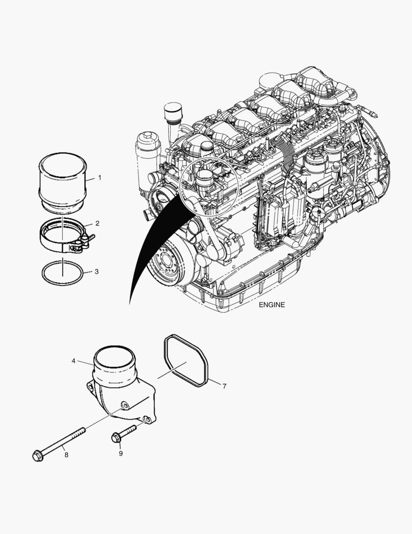 ТРУБОПРОВОД ДЛЯ НАДДУВА ВОЗДУХА