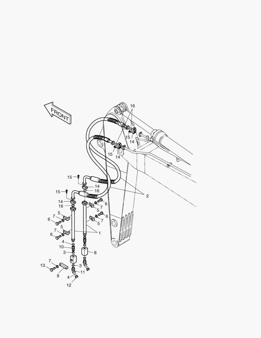 Спецтехника 6620 ARM PIPING-ARM 3.0m(ONE & TWO WAY) [1001~1030]