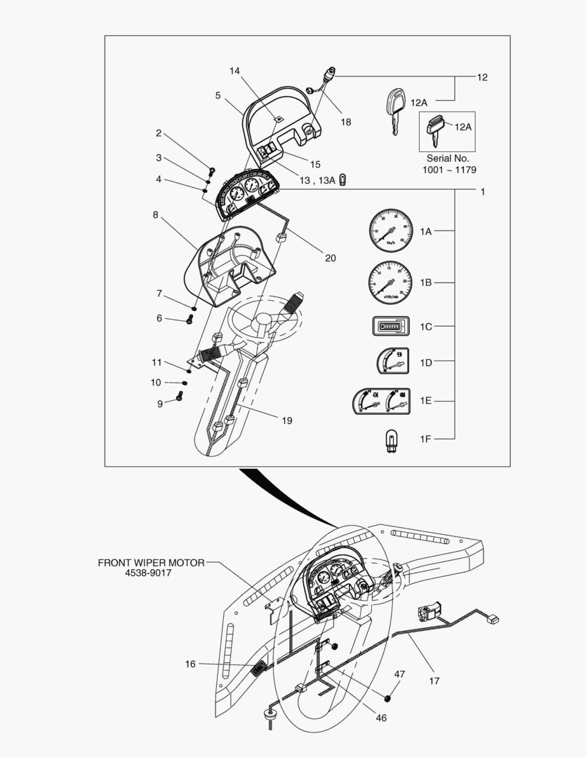 ЭЛЕКТРИЧЕСКИЕ ЗАПЧАСТИ(1)-ИЗМЕРИТЕЛЬНЫЕ ПРИБОРЫ ПАНЕЛЬ