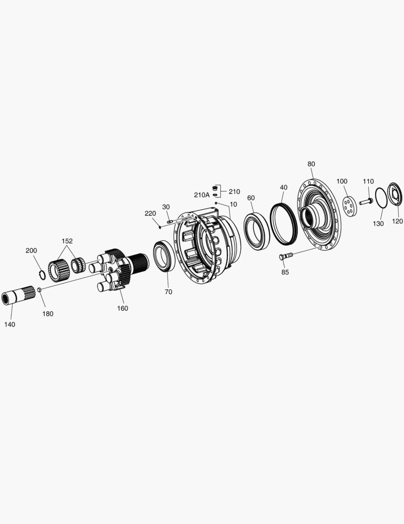 Спецтехника 3341 OUTPUT-FRONT AXLE [10382~] - главное фото