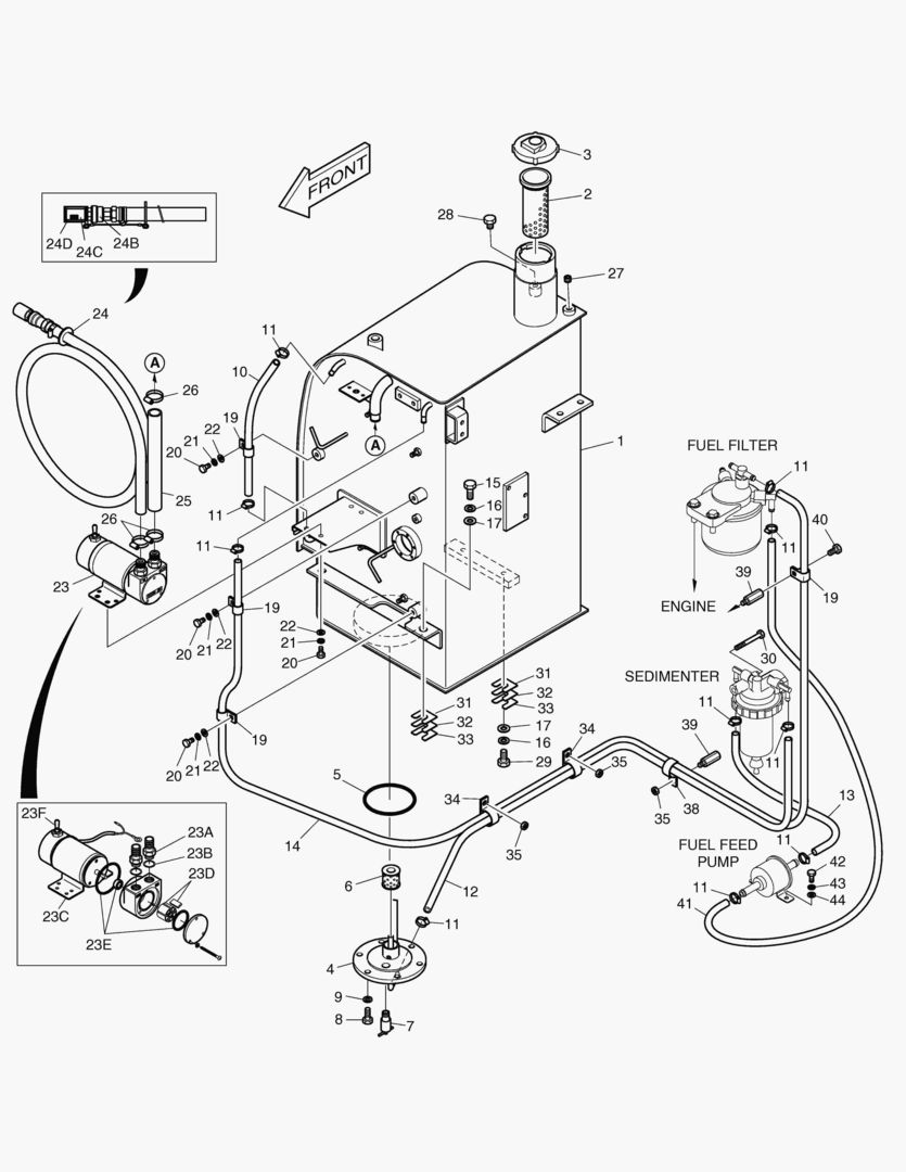 Схема 1171 FUEL TANK ASSвЂ™Y [1358~]