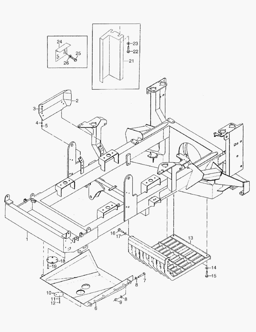 G070-1 FRONT FRAME