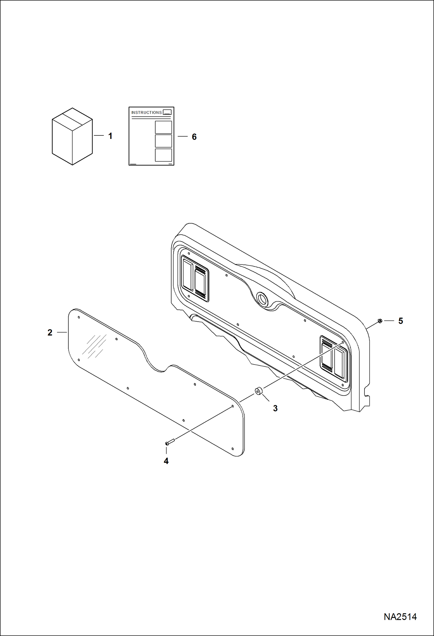 КУСТОРЕЗ (КОМПЛЕКТ ОГРАЖДЕНИЙ ДЛЯ УСТРОЙСТВ ОСВЕЩЕНИЯ) (ЗАДНИЙ) (M-СЕРИИ)