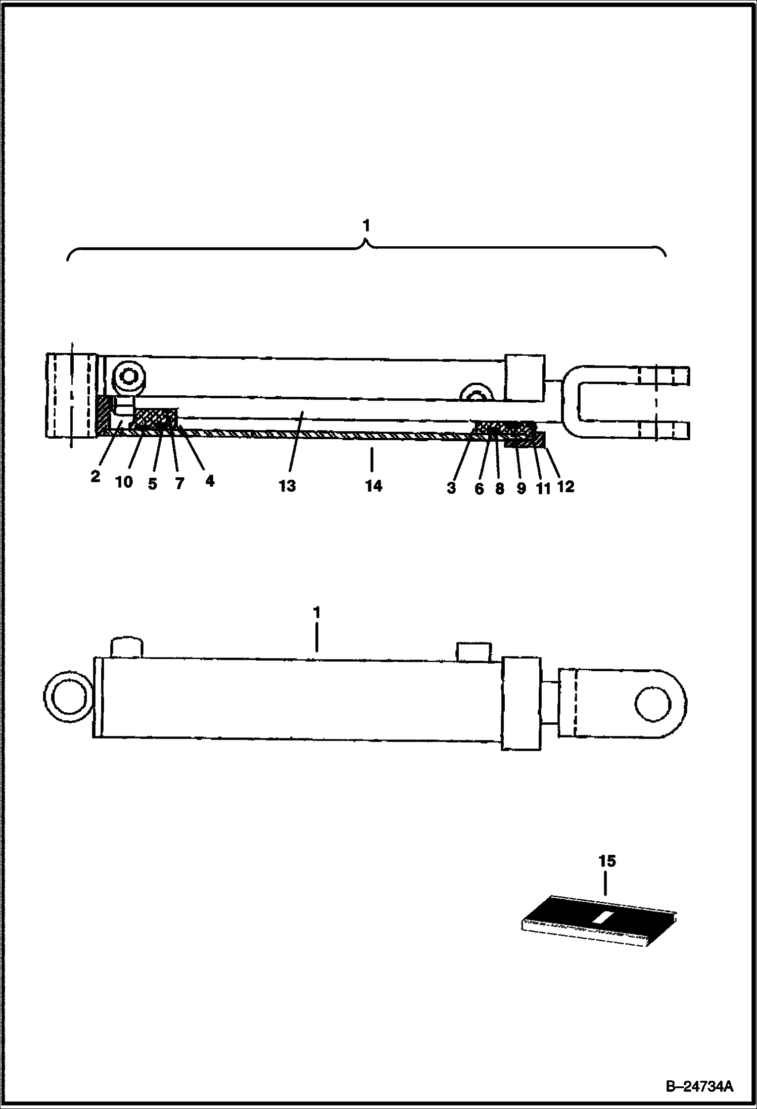 ЭКСКАВАТОР-ПОГРУЗЧИК (ЦИЛИНДР ПОВОРОТА) (406 6310 И ВЫШЕ) (506 6311 И ВЫШЕ)