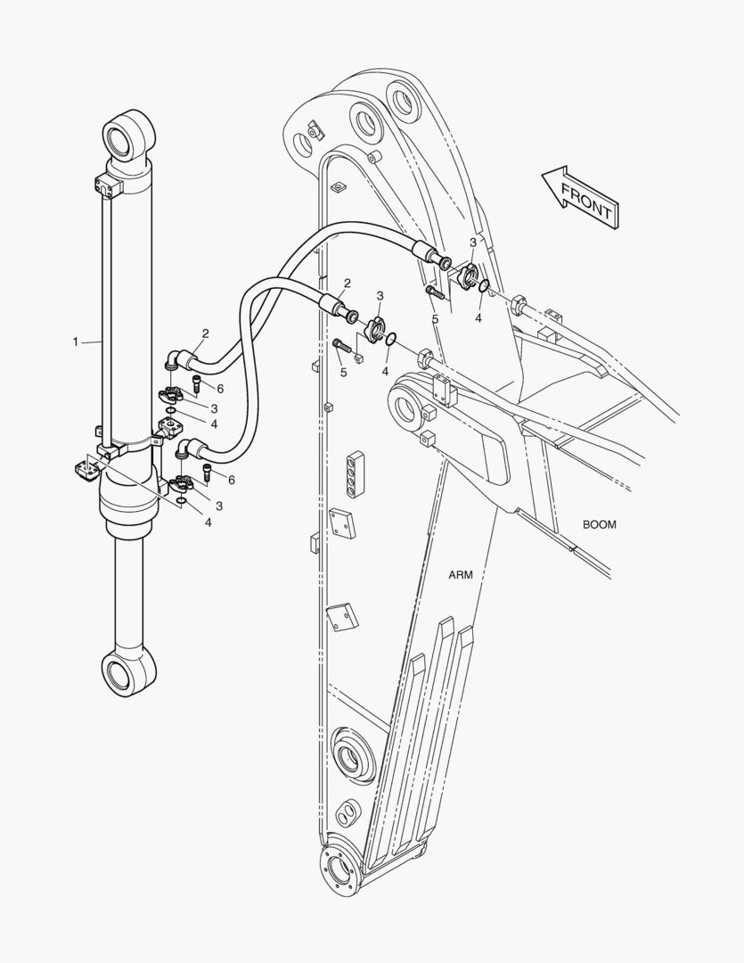 ГИДРОСИСТЕМА РУКОЯТИ - РУКОЯТЬ 2.0 м