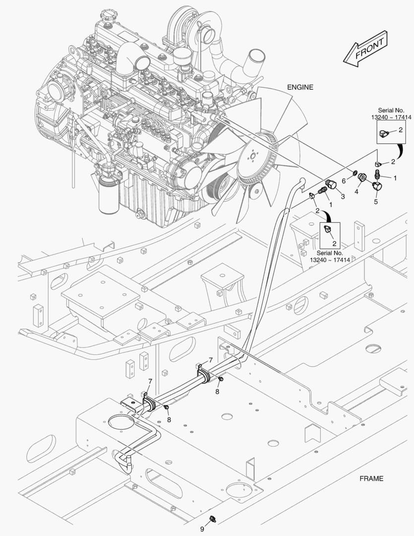 ТУБОПРОВОД ОБОГРЕВАТЕЛЯ(2)