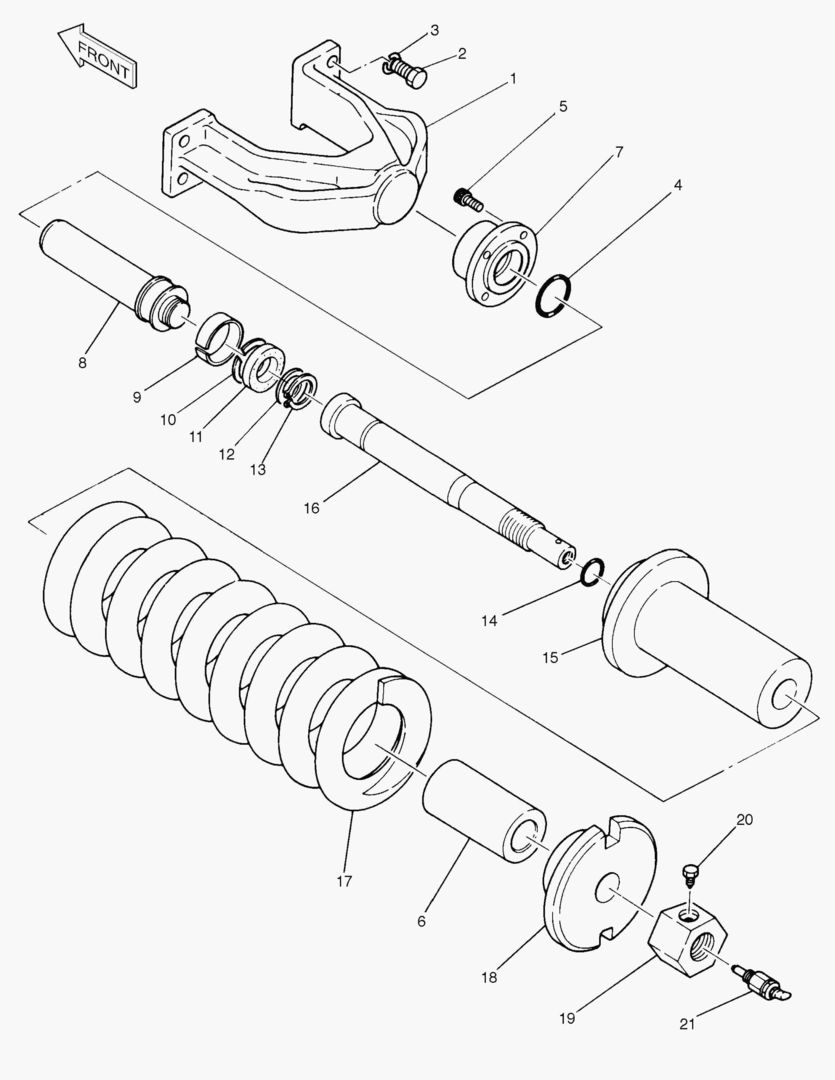 ПРУЖИНЫ ГУСЕНИЦЫ