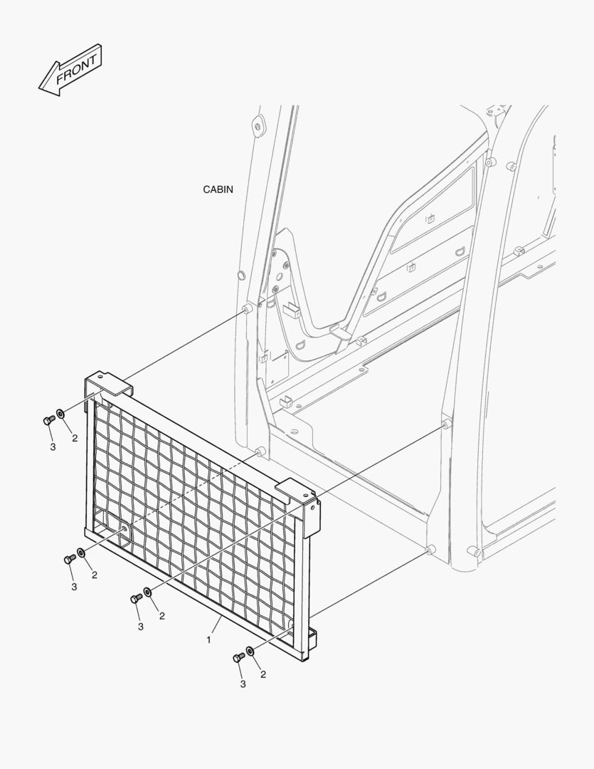 КАБИНА С НИЗКИМ ЗАЩИТНЫМ ОГРАЖДЕНИЯ