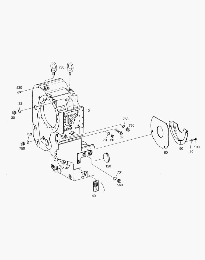 КОРПУС КОРОБКИ ПЕРЕДАЧ