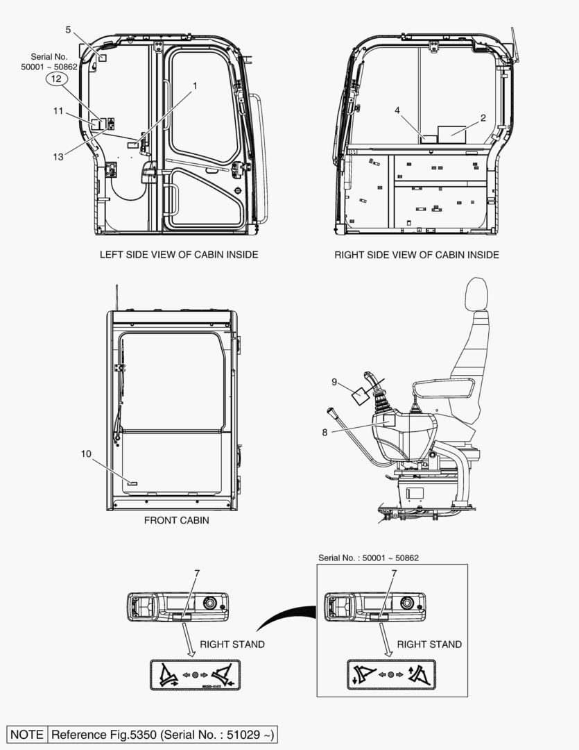 5130 DECAL - CABIN(EUROPE) [50001~51028]