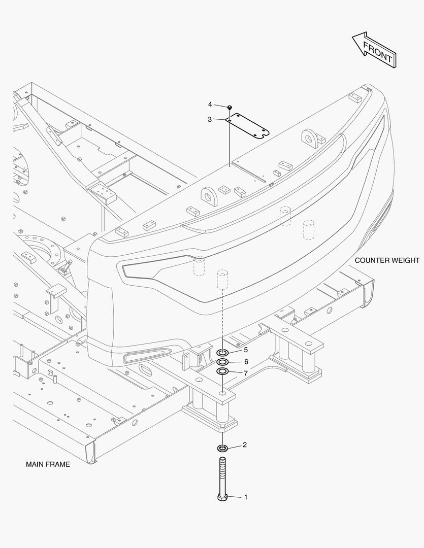 Схема 1110 COUNTER WEIGHT