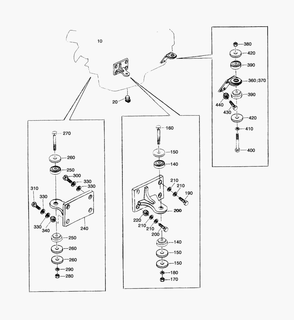 G010-10 ENGINE SUSPENSION