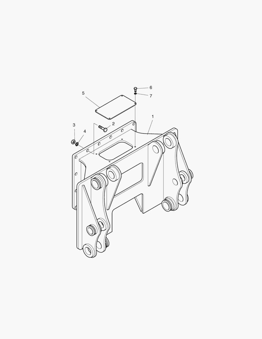 ПЕРЕДНЯЯ РАМА БУЛЬДОЗЕРА (ОПЦИЯ)-E.D