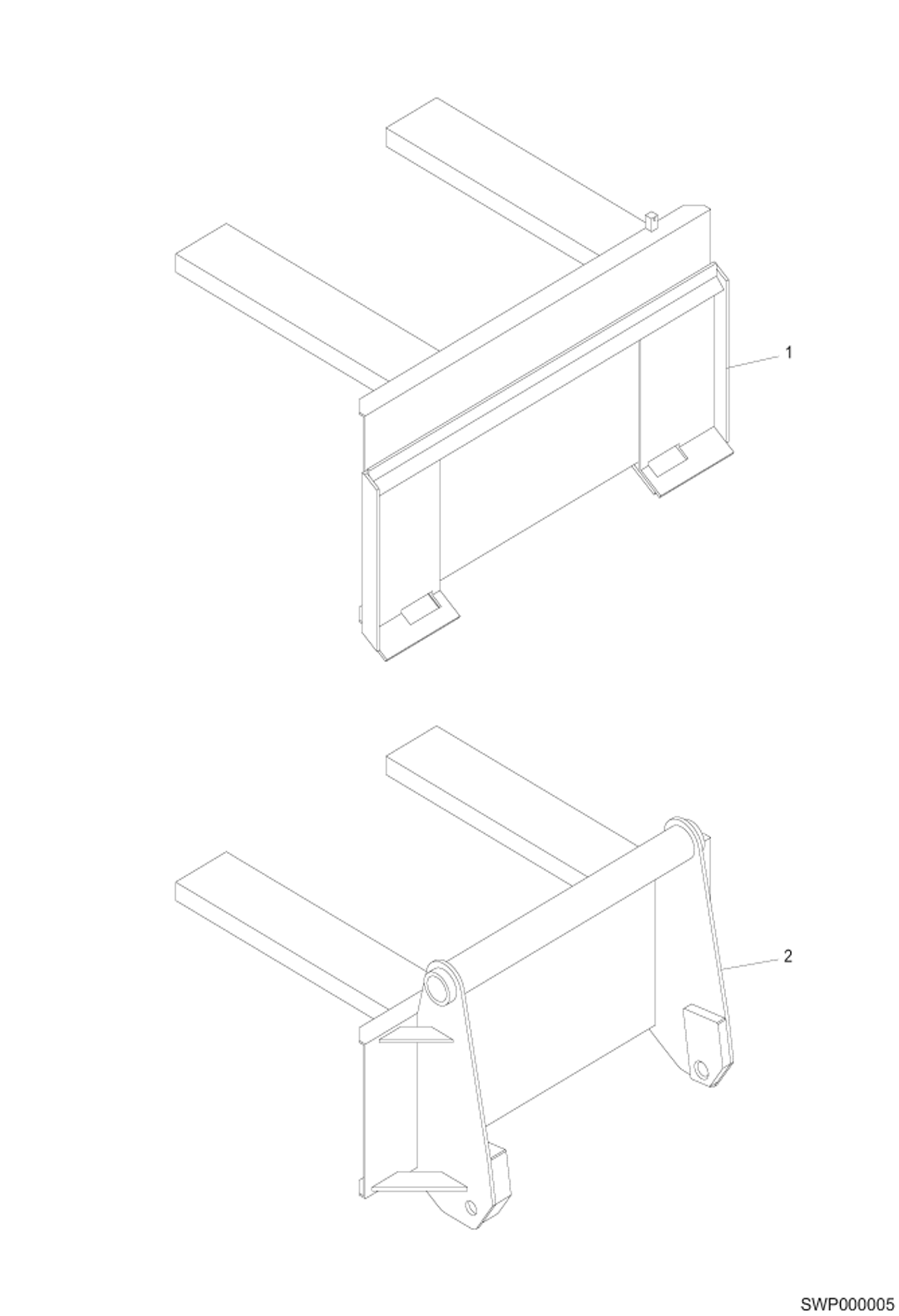 РАМА ТЕЛЕСКОПИЧЕСКОГО ПОГРУЗЧИКА