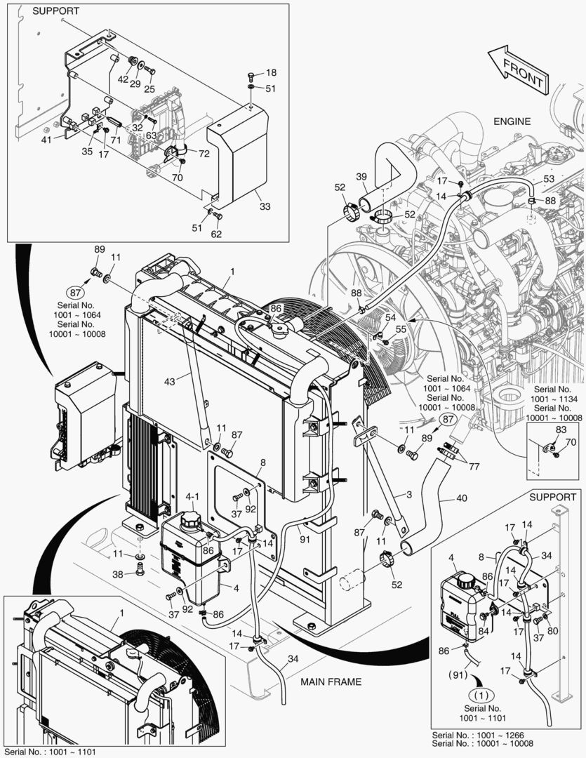 ОПОРТНЫЙ УЗЕЛ РАДИАТОРА