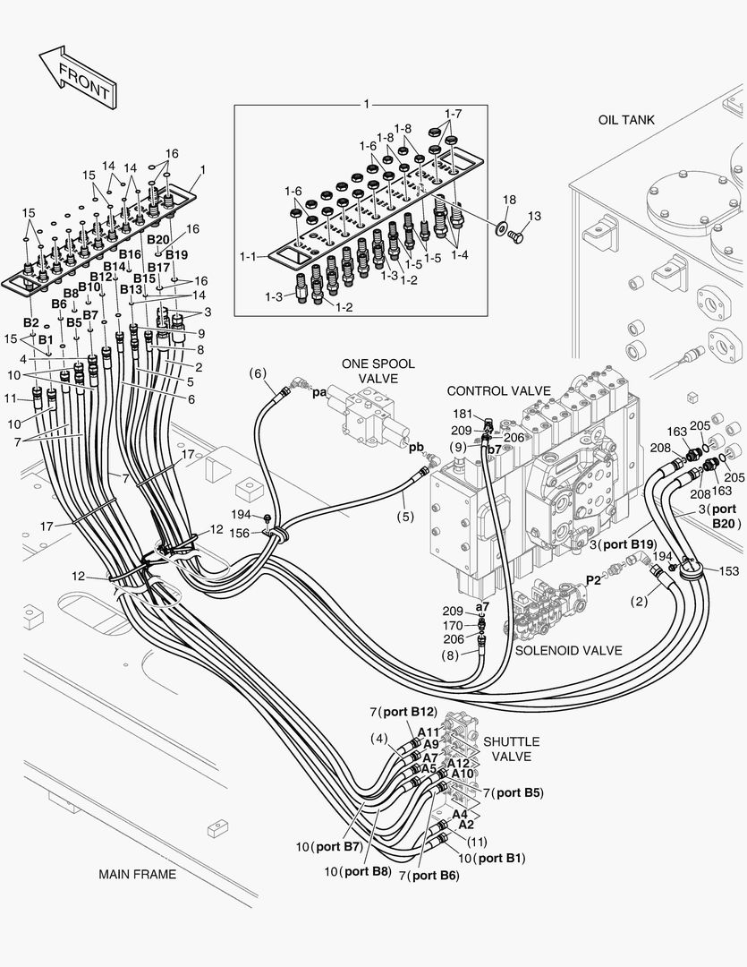 ТРУБОПРОВОД СЕРВОУПРАВЛЕНИЯ(7)