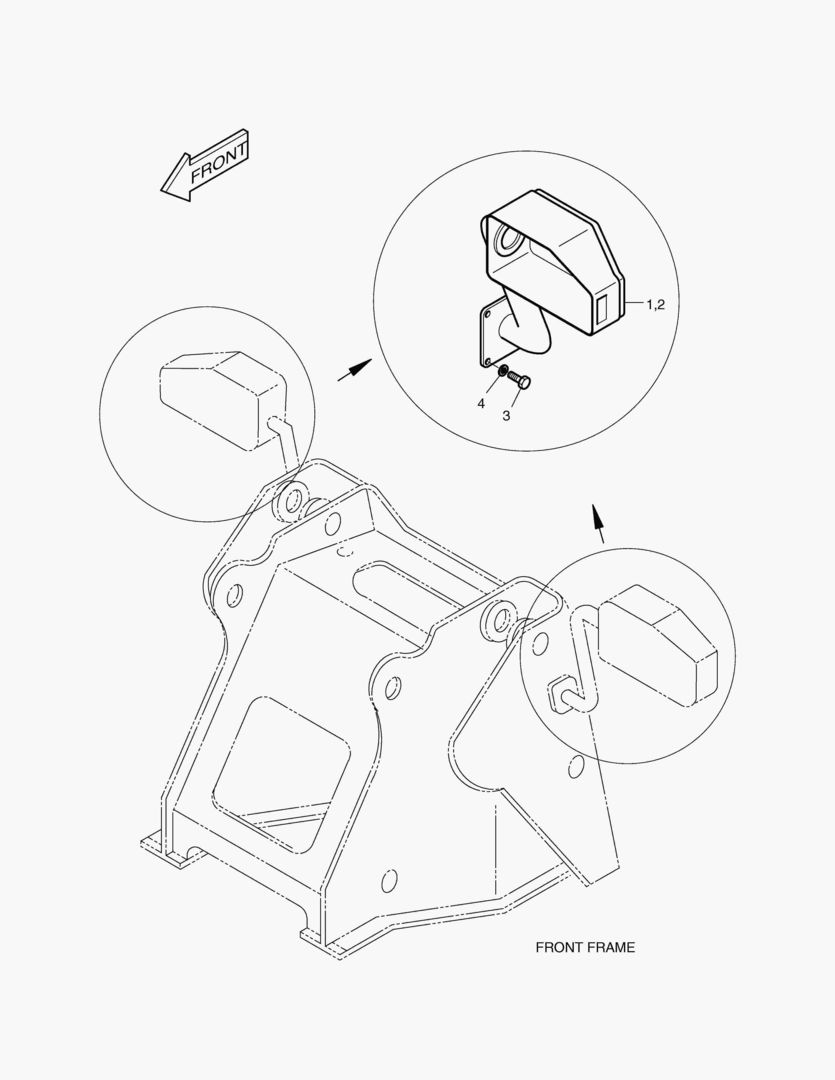 ПОДДЕРЖКА ПЕРЕДНЕЙ ЛАМПЫ