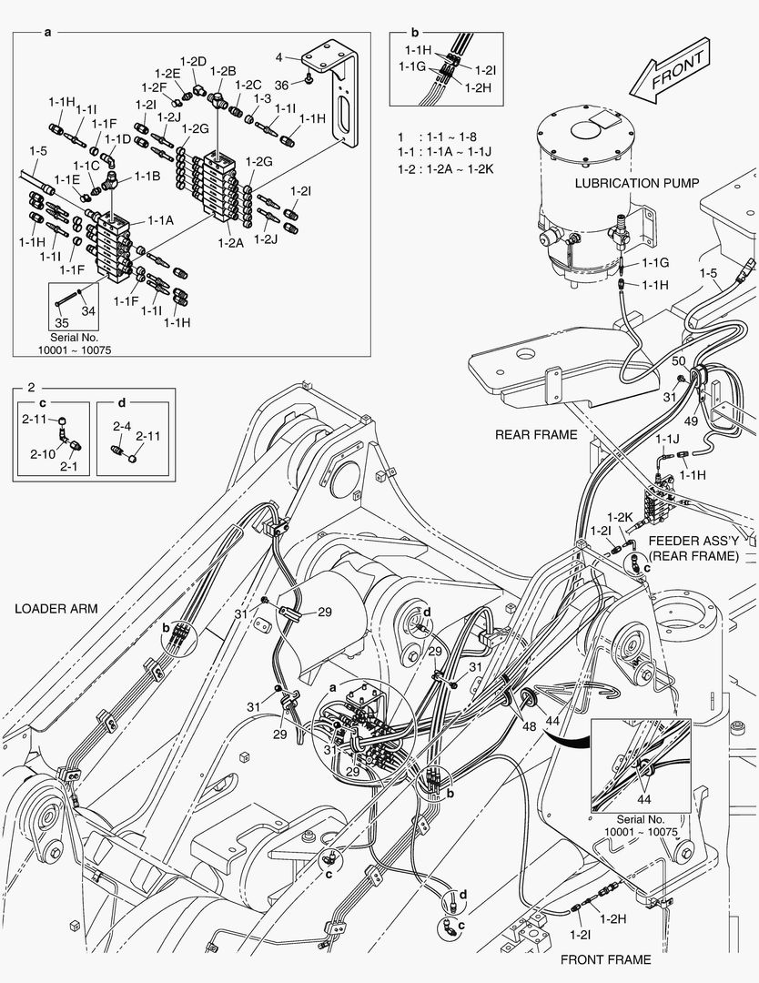СМАЗКА - ПИТАТЕЛЬ(ПЕРЕДНЯЯ РАМА)