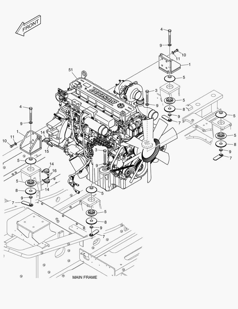 МОНТАЖ ДВИГАТЕЛЯ