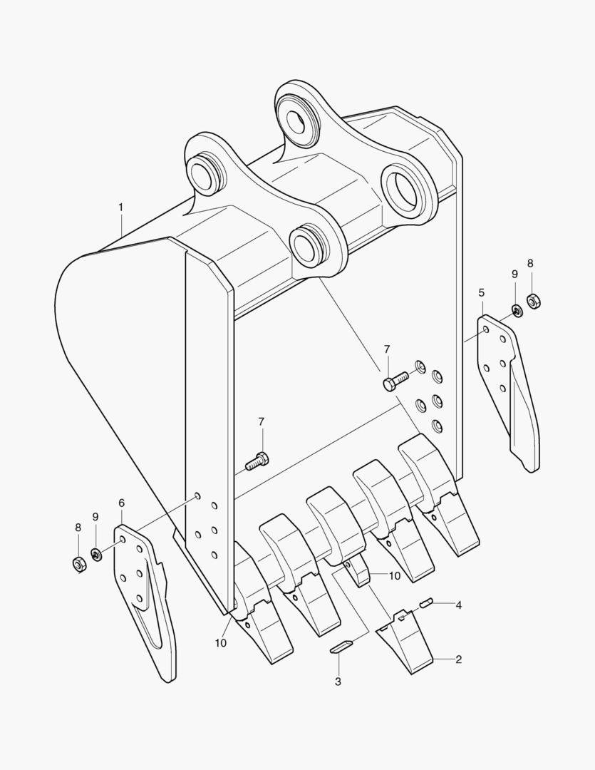 5265 BUCKET-0.45MВі