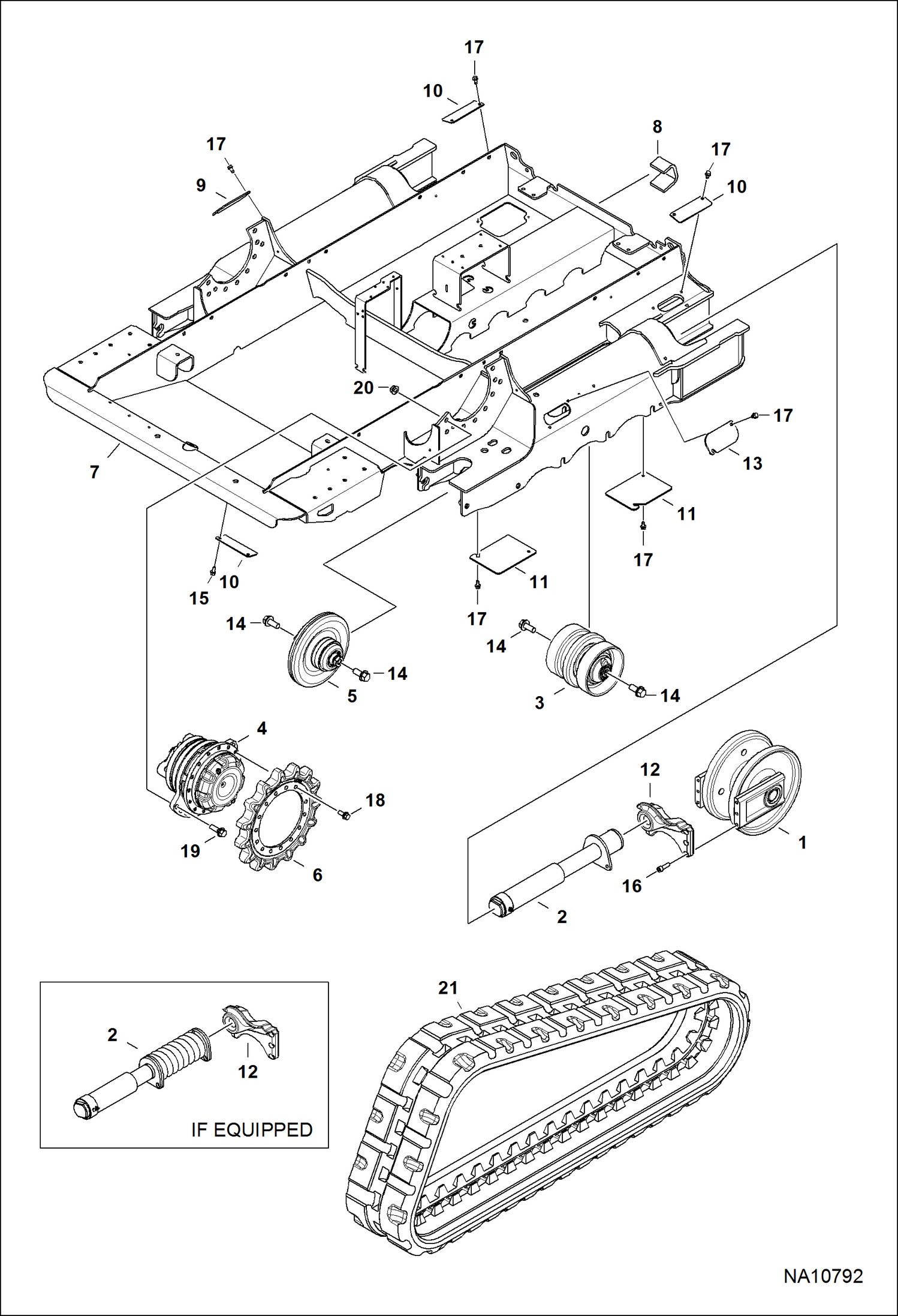 ПРИВОДНОЙ МЕХАНИЗМ (ПРОЧНОЕ КРЕПЛЕНИЕ) (СЕРИЙНЫЙ НОМЕР A3NS12001 И ВЫШЕ)