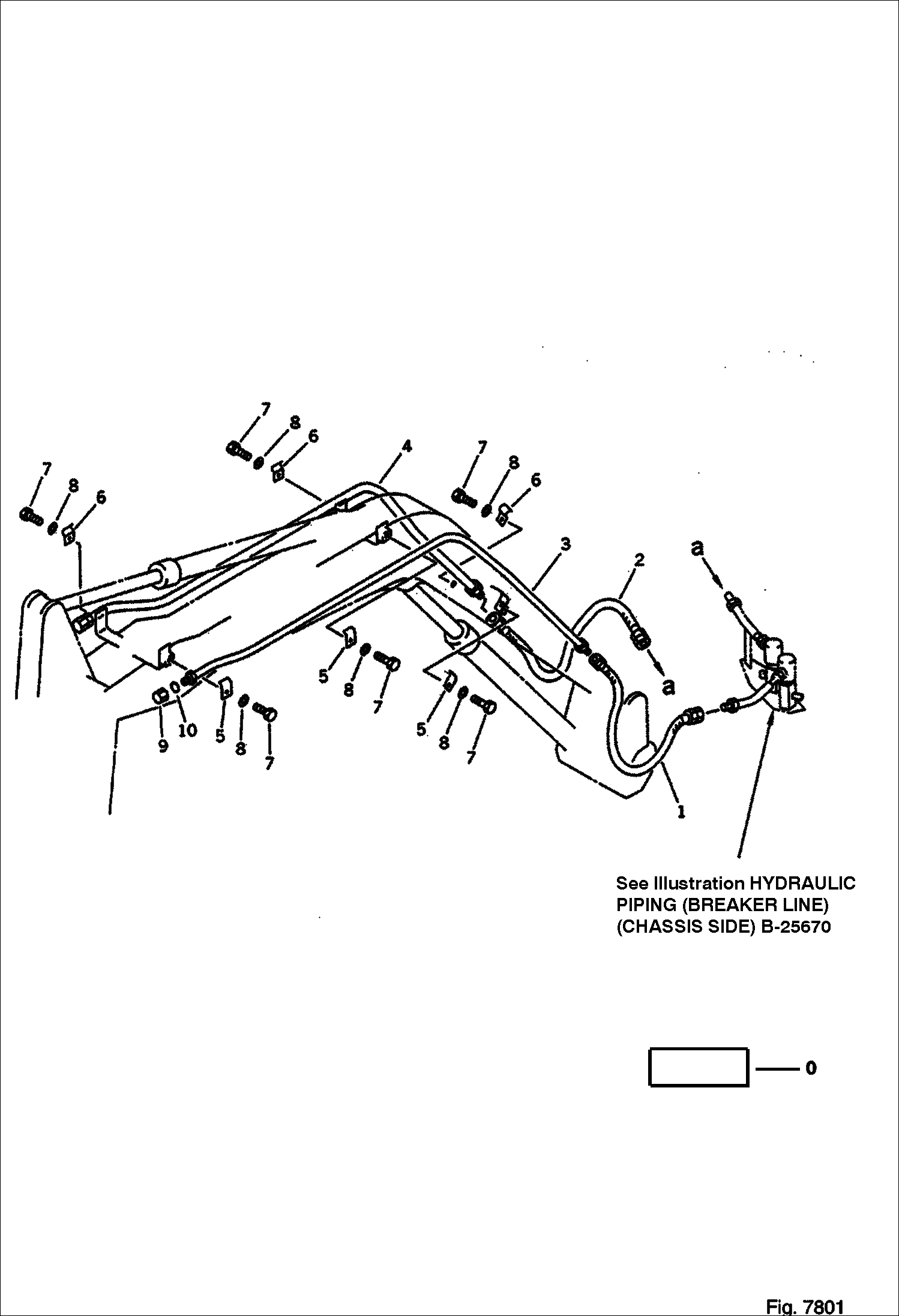 ТРУБОПРОВОД ГИДРАВЛИЧЕСКОЙ СИСТЕМЫ (ЛИНИЯ ГИДРОМОЛОТА)