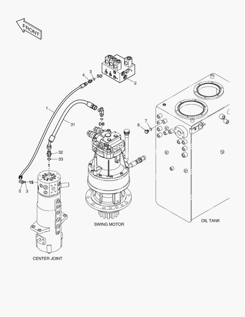 ТРУБОПРОВОД СЕРВОУПРАВЛЕНИЯ(8)