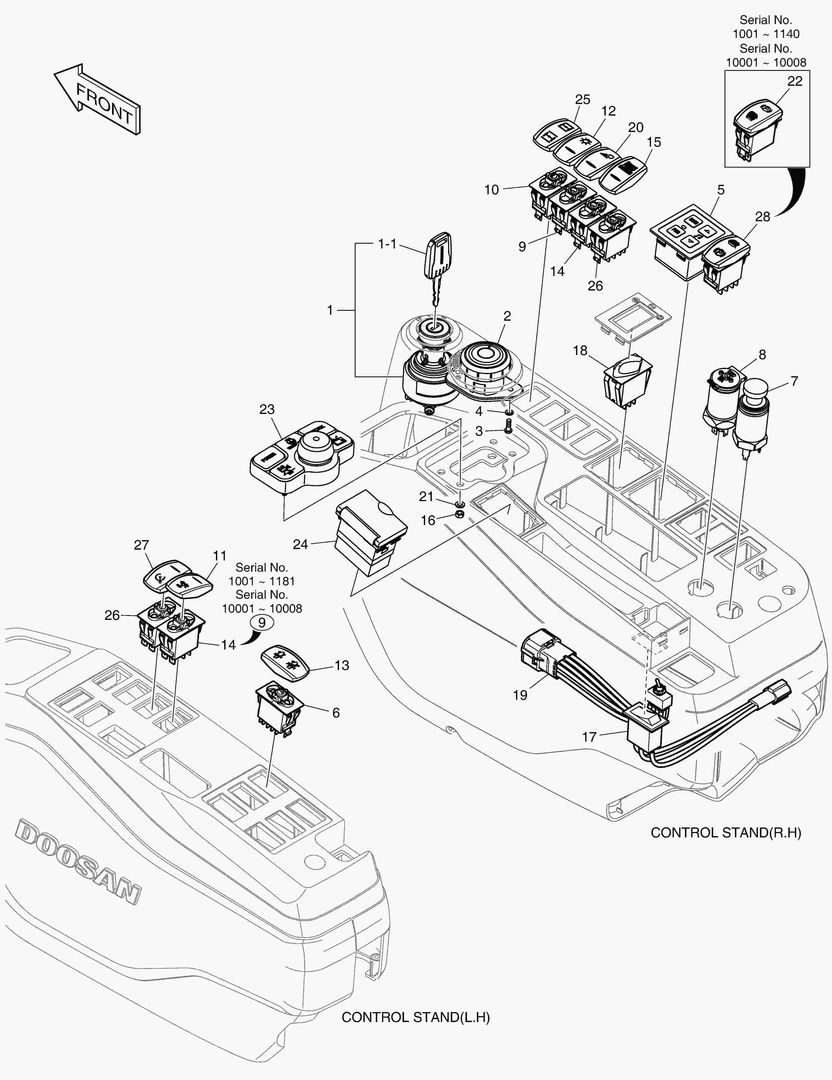ЭЛЕКТРИЧЕСКИЕ ЗАПЧАСТИ - ПУЛЬТ УПРАВЛЕНИЯ