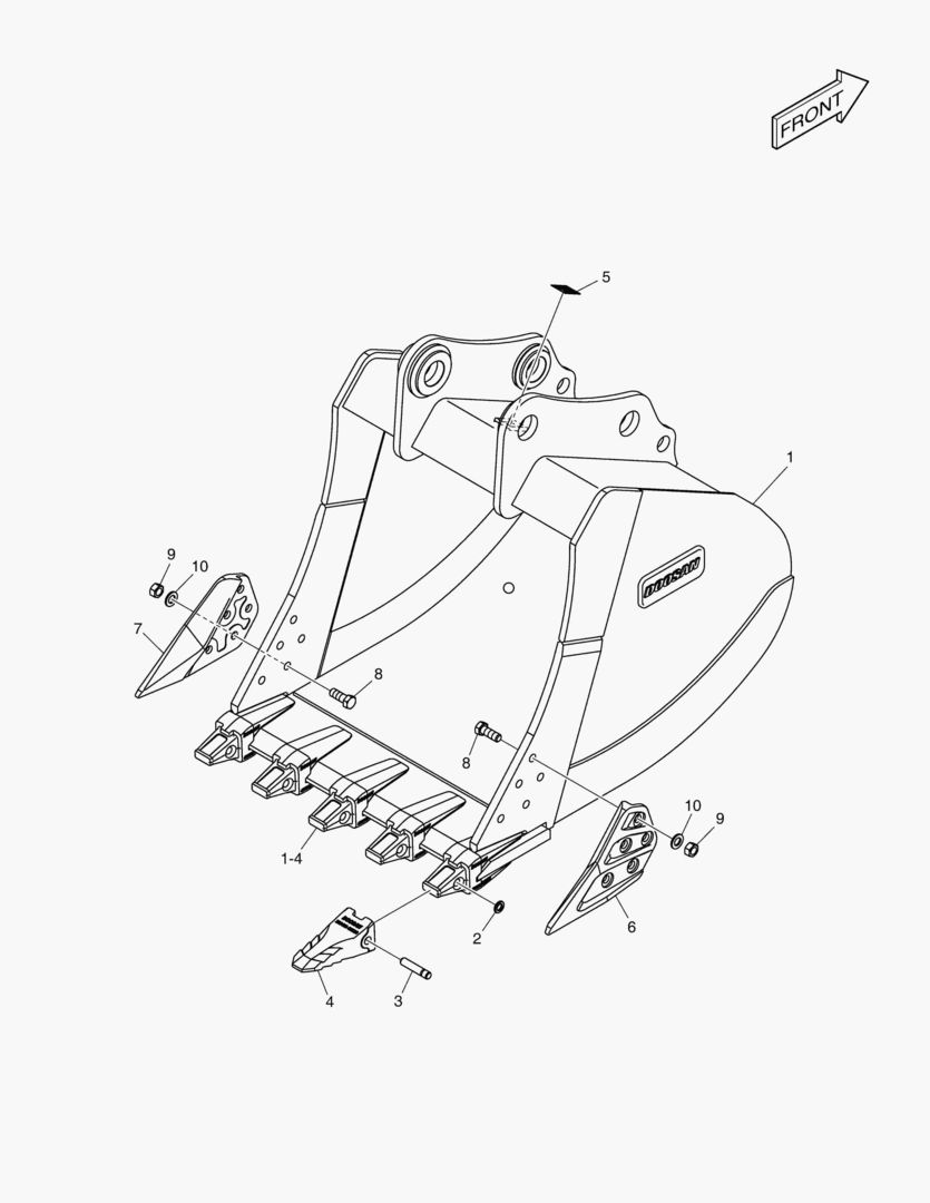 Спецтехника 6750 BUCKET ASSВґY - 0.92mВі - H CLASS