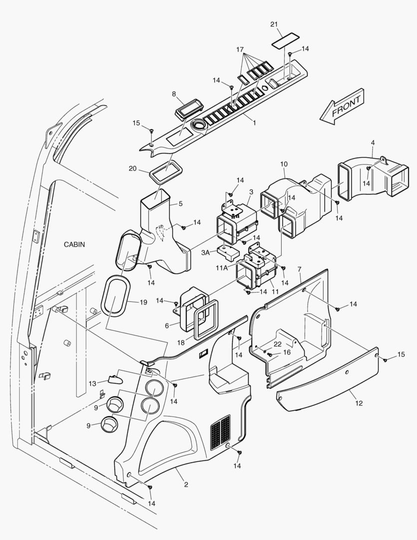 БОКОВАЯ КРЫШКА - ТРУБОПРОВОД