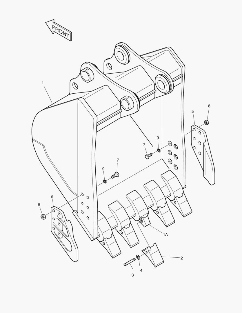 6160 BUCKET-0.9mВі
