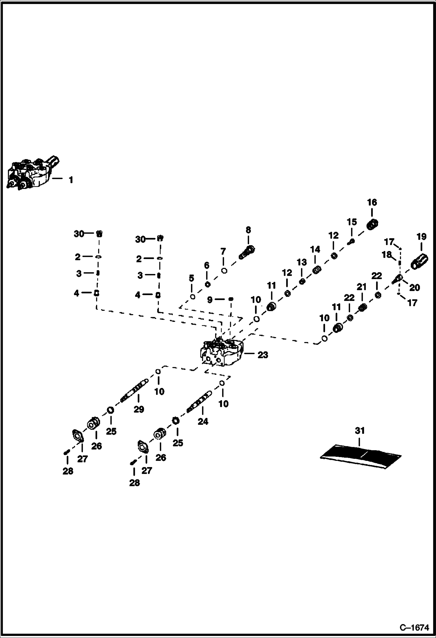 ГИДРАВЛИЧЕСКИЙ РЕГУЛИРУЮЩИЙ КЛАПАН CESSNA-СЕРИЙНЫЙ НОМЕР 5111 И ВЫШЕ