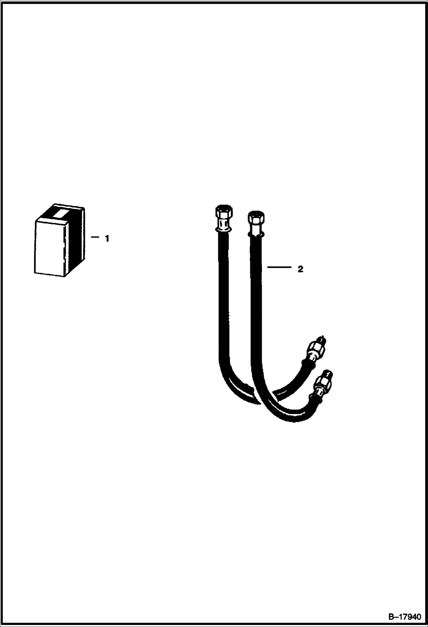 КОМПЛЕКТ ЗАДНИХ ШЛАНГОВ