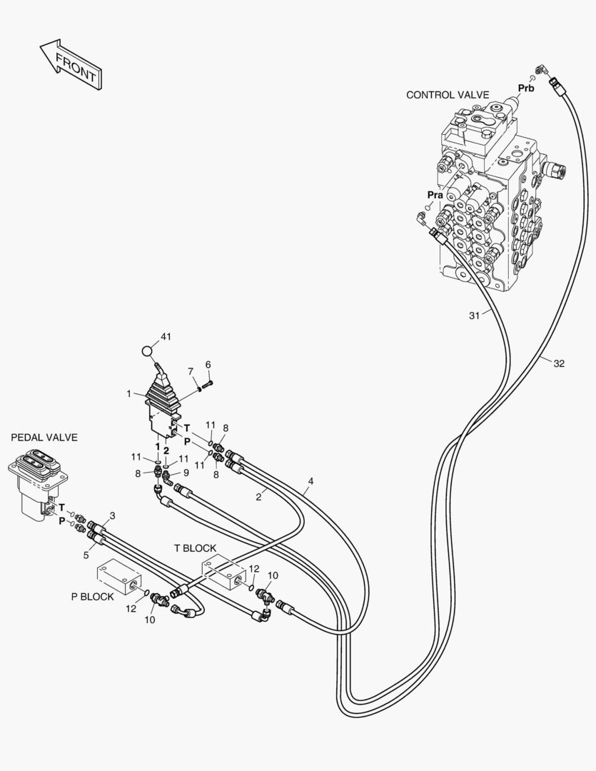 6691 PILOT PIPING - DOZER [5227~]