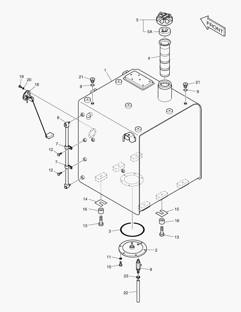 Схема 1200 FUEL TANK [13240~18573]