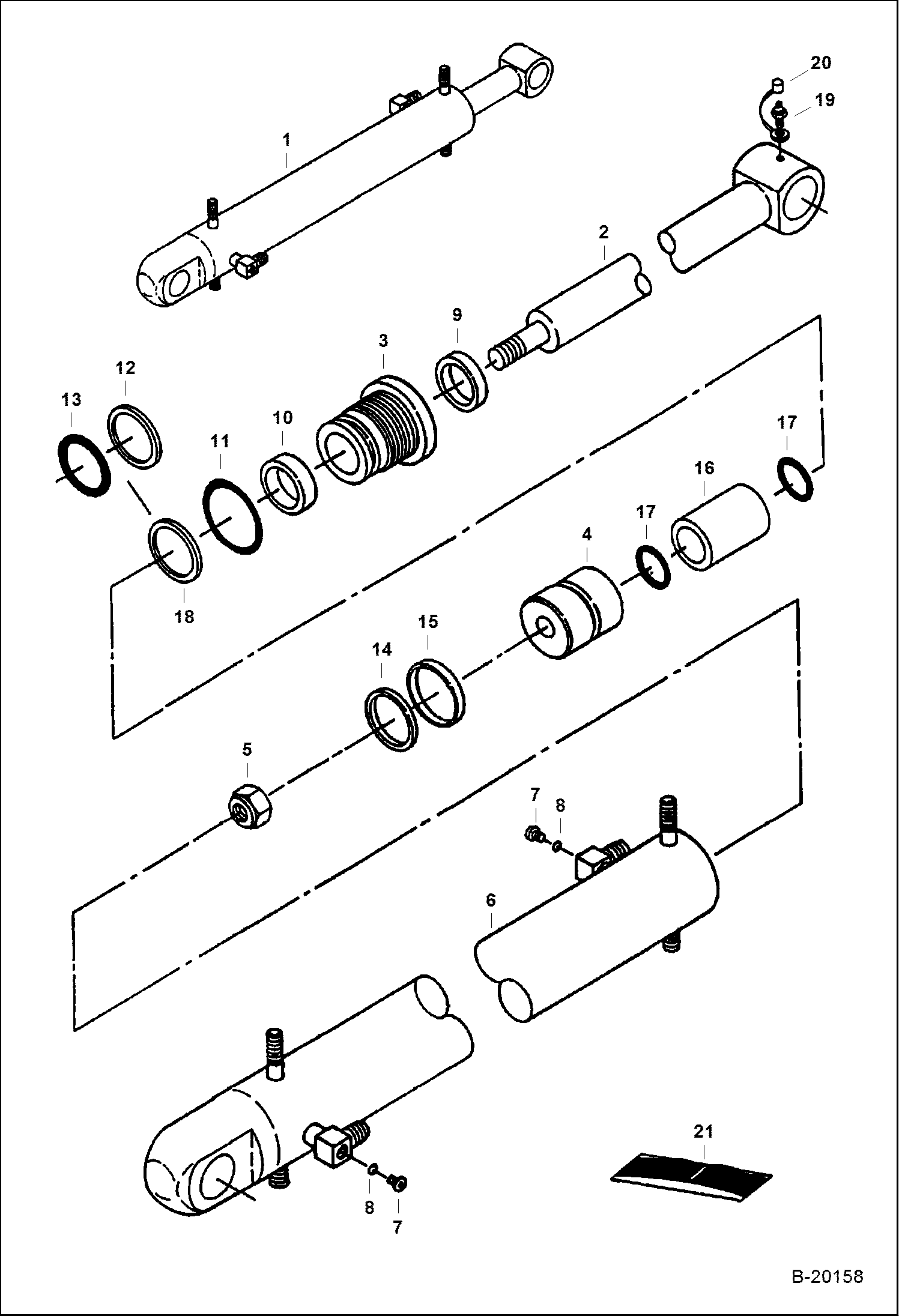 ЦИЛИНДР ОТВАЛА