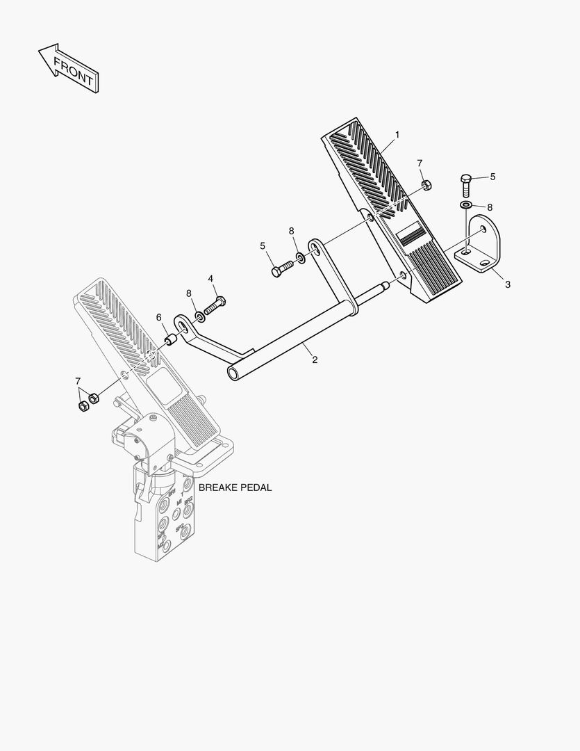 5780 PEDAL VALVE - OPT.