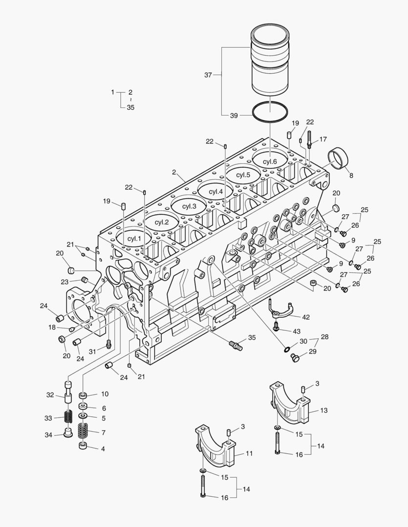 БЛОК ЦИЛИНДРОВ