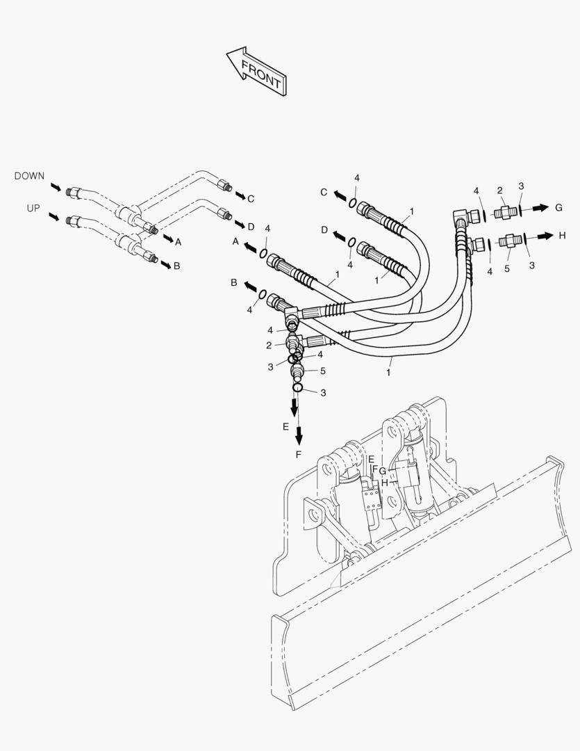 2181 BLADE PIPING-REAR [2160~]