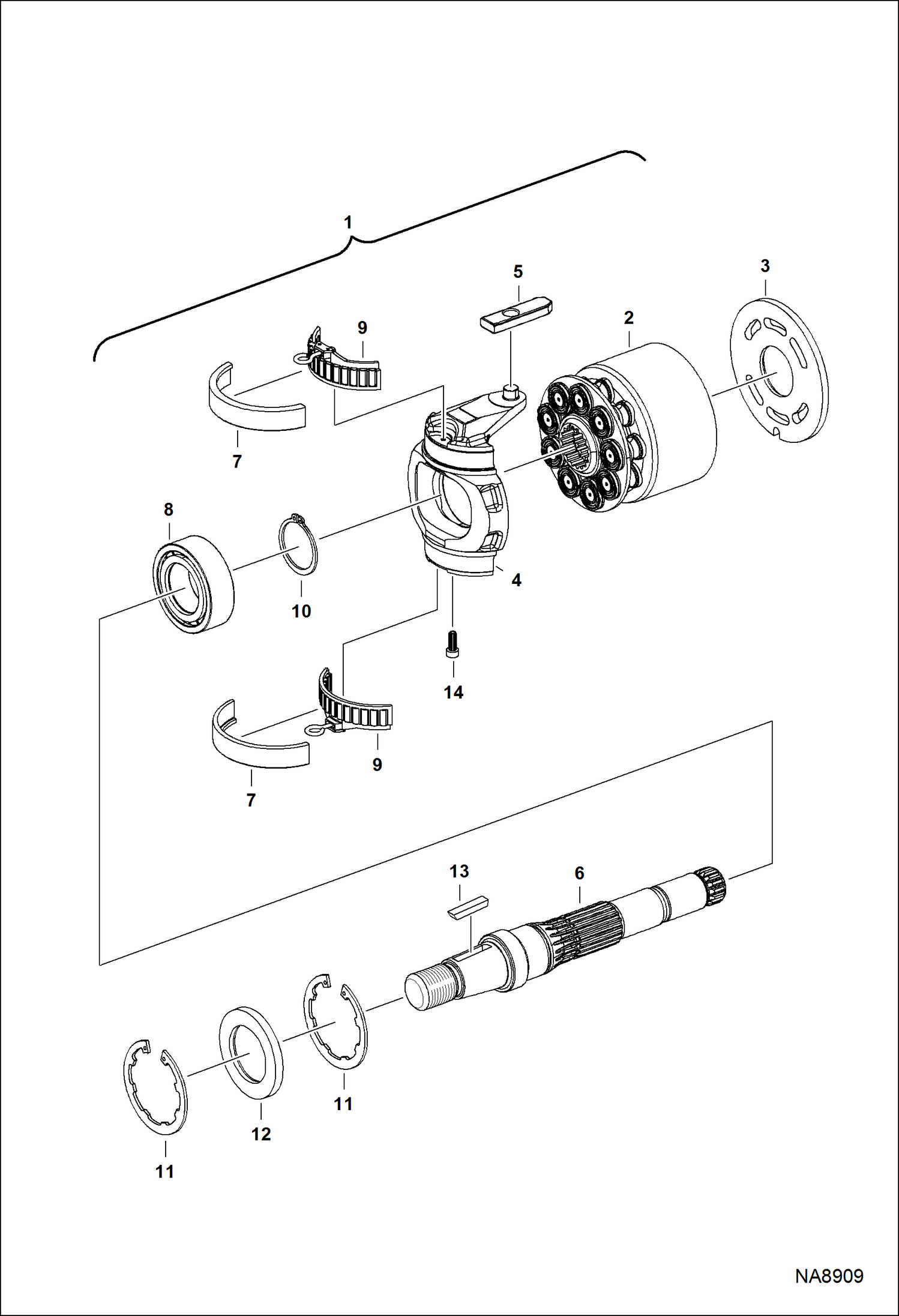 ГИДРОСТАТИЧЕСКИЙ НАСОС (УЗЕЛ ВРАЩЕНИЯ) (ЛЕВОСТОРОННИЙ) (МНОГОРЕЖИМНЫЙ ДЖОЙСТИК УПРАВЛЕНИЯ) (R902202746)