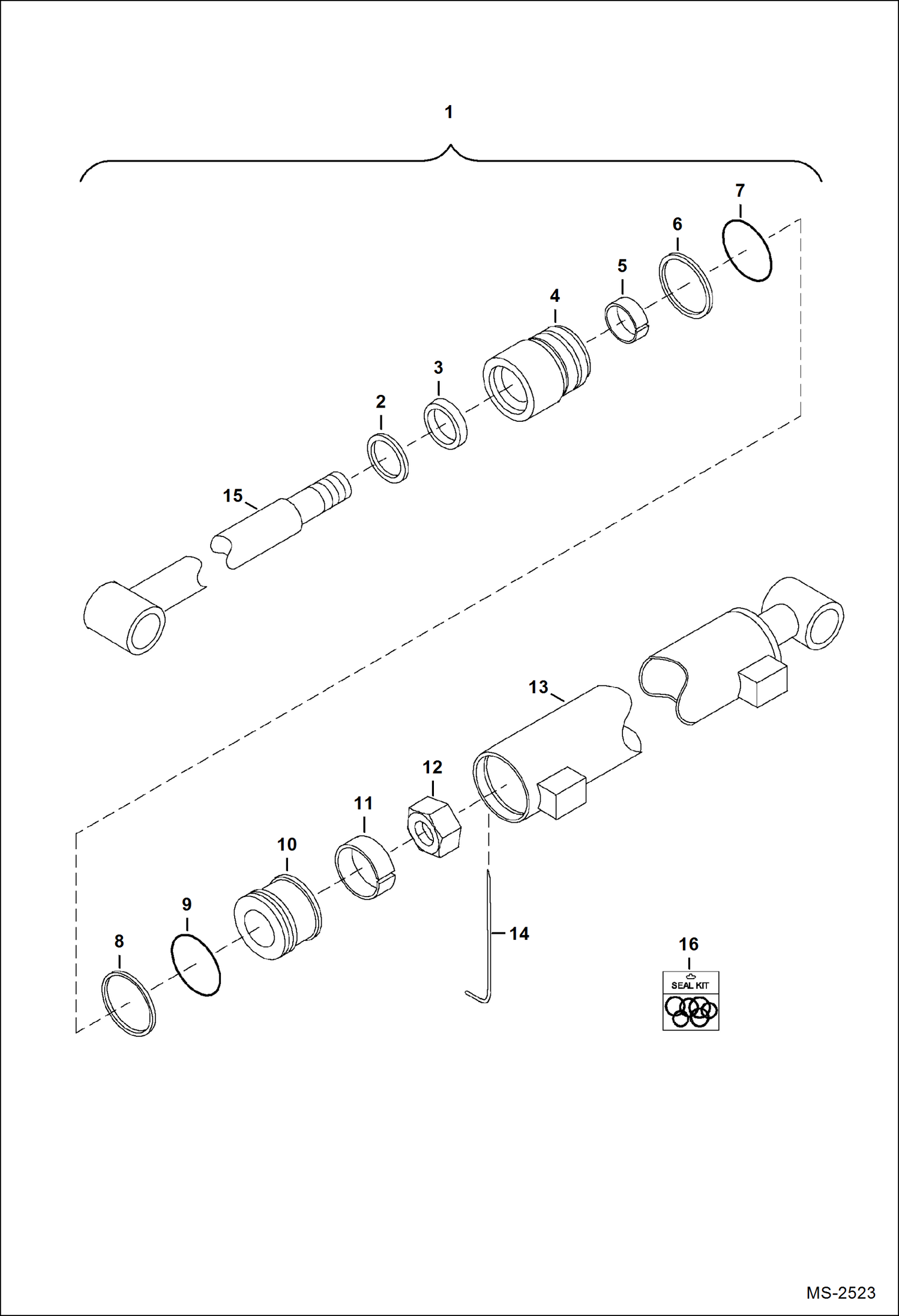 ОДНОКОВШОВЫЙ ПОГРУЗЧИК 6TL (A90Y) (ПОДЪЕМНОЕ УСТРОЙСТВО И ЦИЛИНДР КОВША)