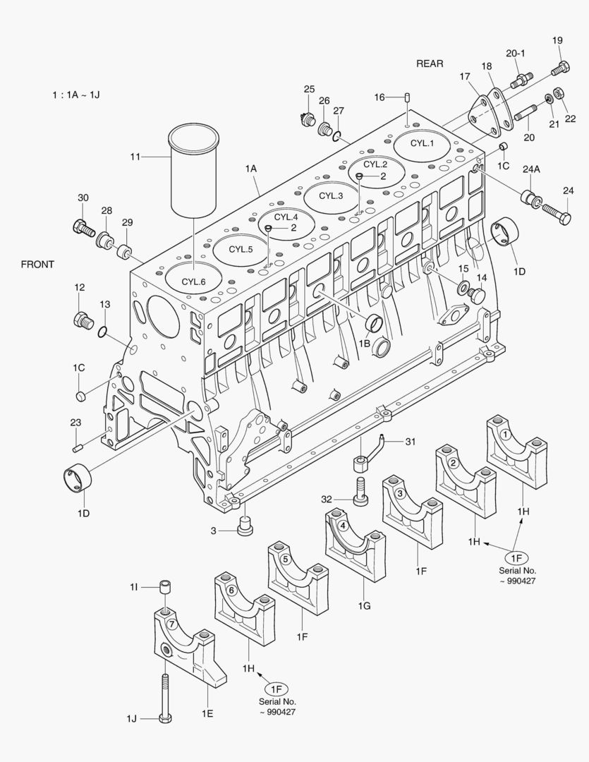 БЛОК ЦИЛИНДРОВ