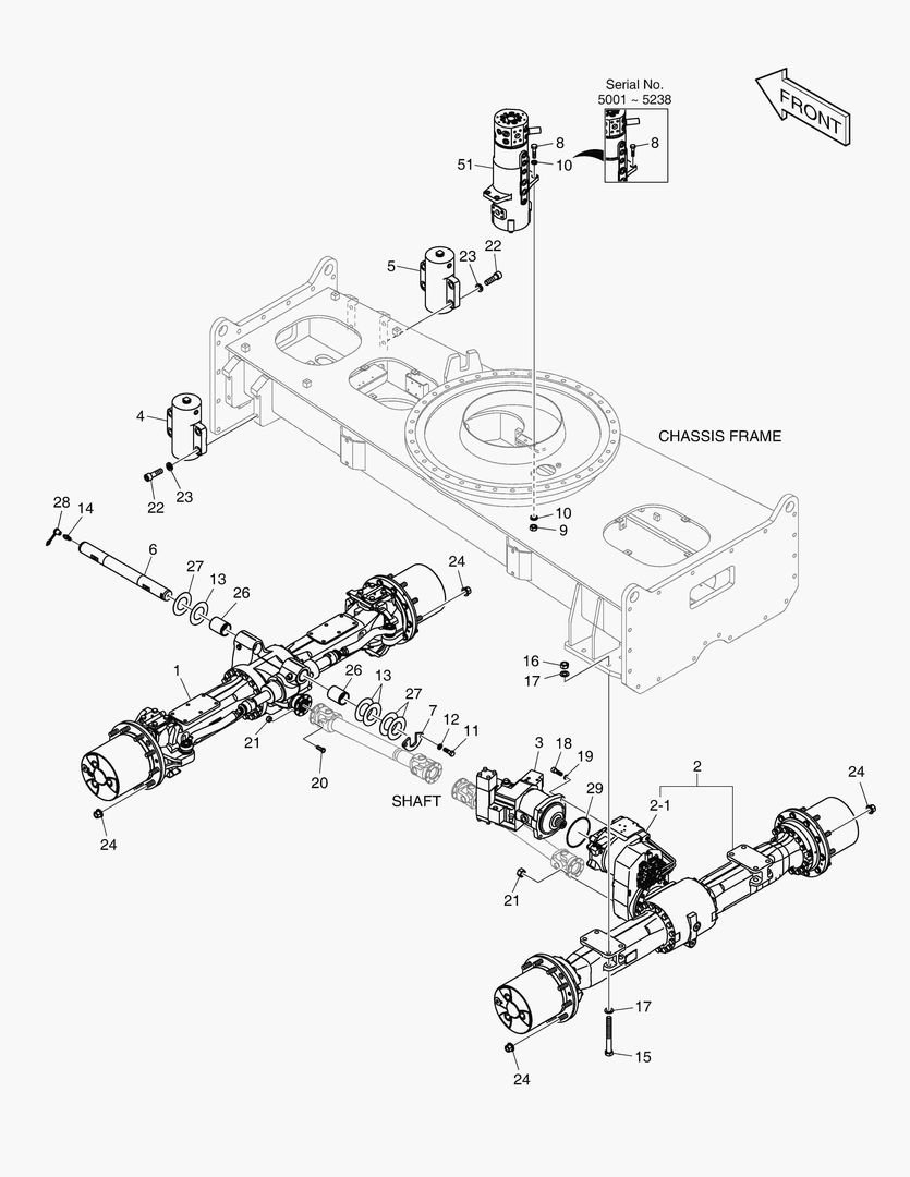 СИЛОВОЙ АГРЕГАТ - ОСЬ