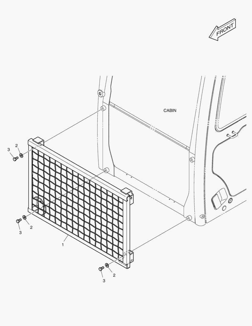 КАБИНА С НИЗКИМ ЗАЩИТНЫМ ОГРАЖДЕНИЯ