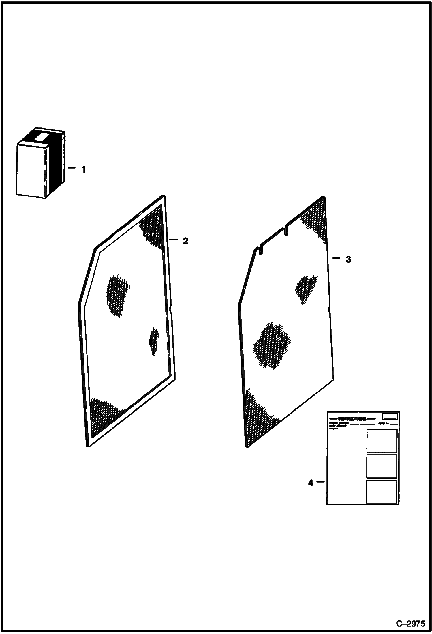 Схема КОМПЛЕКТ ЗАЩИТНЫХ СЕТОК ОТ НАСЕКОМЫХ