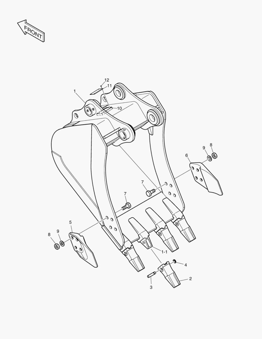 7220 BUCKET ASS`Y - 0.39mВі
